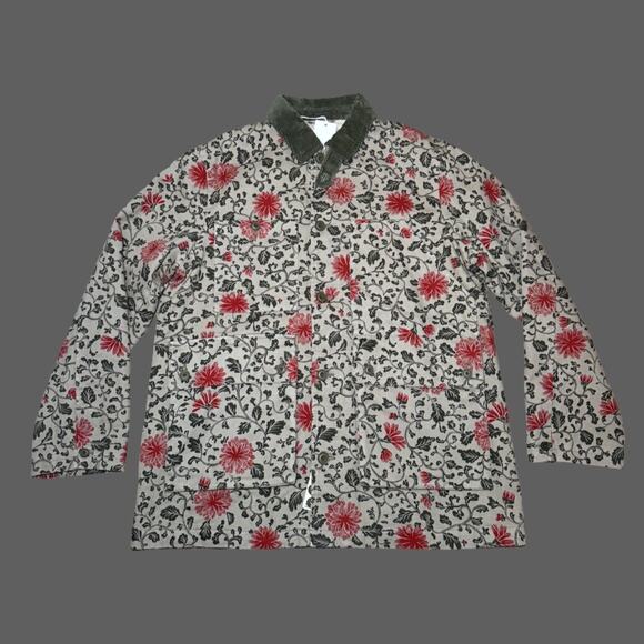Closed Other - Closed Performance Worker Jacket Floral Barn Jacket Utility L NWT $468 MSRP
